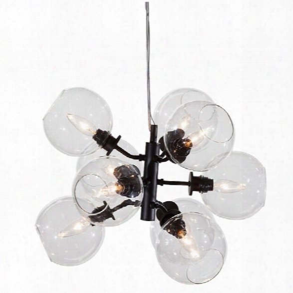 Nuevo Atom 19 9 Light Glass Pendant