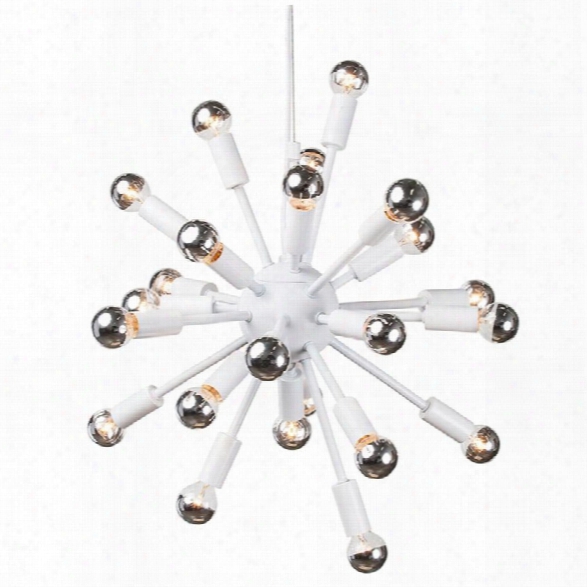 Nuevo Sputnik 24 Light Pendant In White