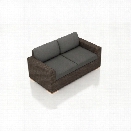 Harmonia Living Arden Patio Loveseat in Canvas Charcoal