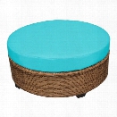 TKC Laguna Outdoor Wicker Round Coffee Table in Aruba