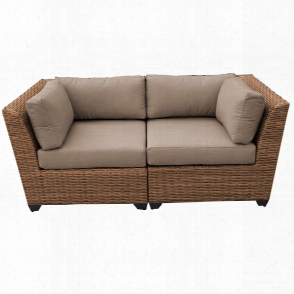 Tkc Laguna Ptaio Wicker Loveseat