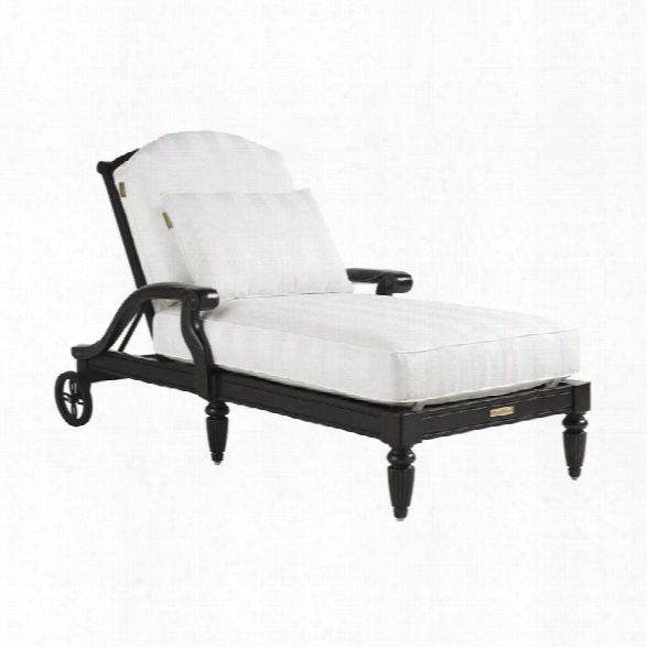 Tommy Bahama Kingstown Sedona Patio Chaise Lounge In Ebony