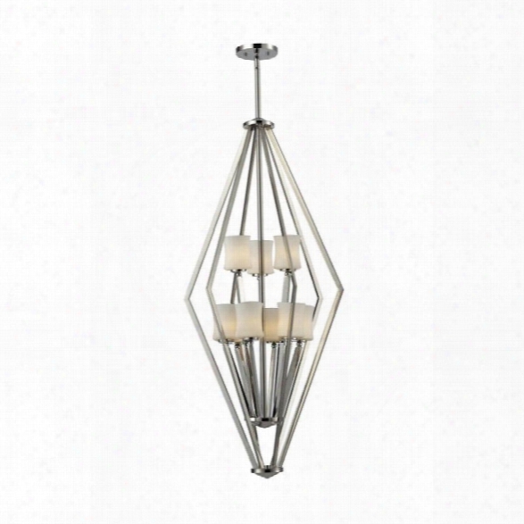 Z-lite Elite 9 Light Foyer Light In Chrome