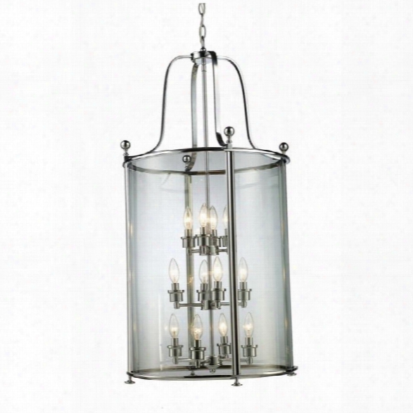 Z-lite Wyndham 12 Light Pendant In Chrome