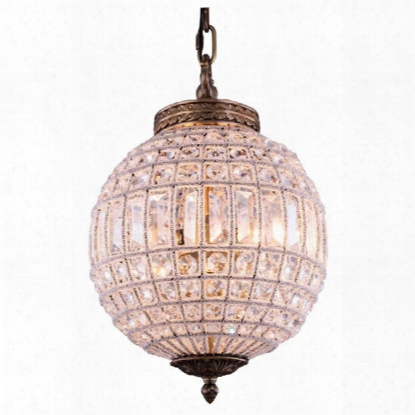 Elegant Lighting Olivia 12 Royal Crystal Pendant Lamp In Gold