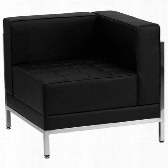 Flash Furniture Hercules Imagination Right Corner Chair In Black