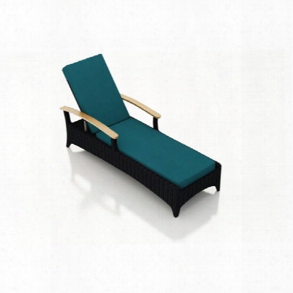 Harmonia Living Arbor Patio Chaise Lounge In Spectrum Peacock