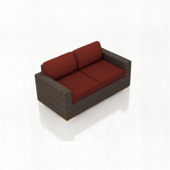 Harmonia Living Arden Patio Loveseat In Canvas Henna