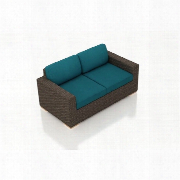 Harmonia Living Arden Patio Loveseat In Spectrum Peacock