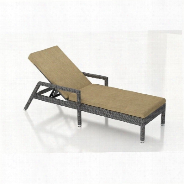 Harmonia Living District Patio Chaise Lounge In Heather Beige