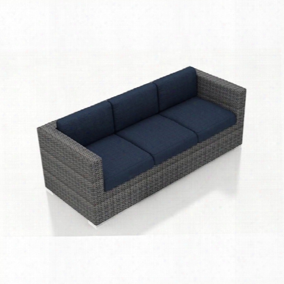 Harmonia Living District Patio Sofa In Spectrum Indigo