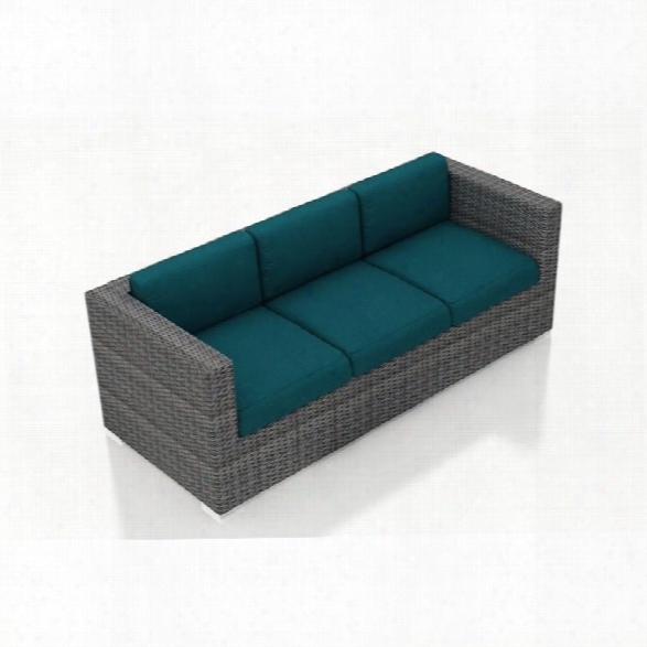 Harmonia Living District Patio Sofa In Spectrum Peacock