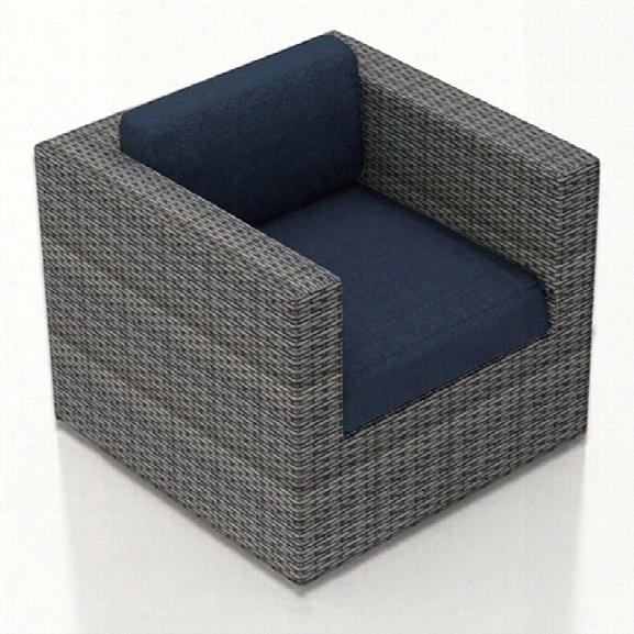 Harmonia Living District Swivel Patio Glider In Spectrum Indigo