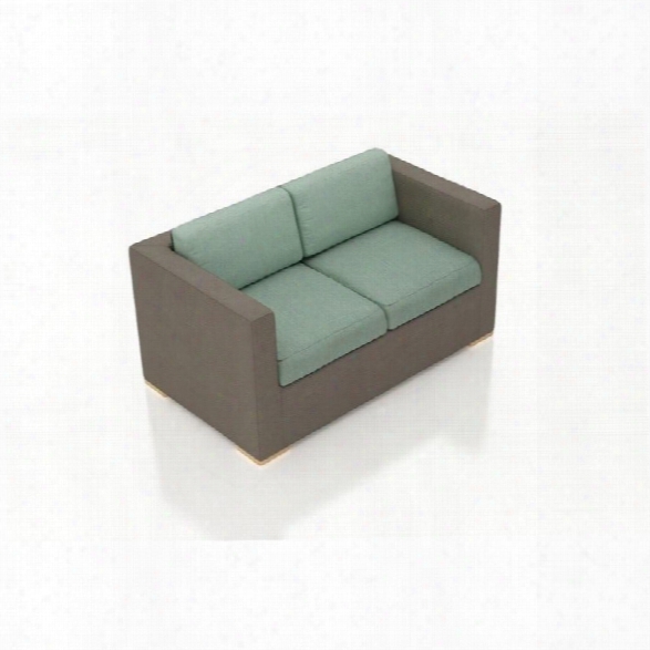 Harmonia Living Element Patio Loveseat In Canvas Spa