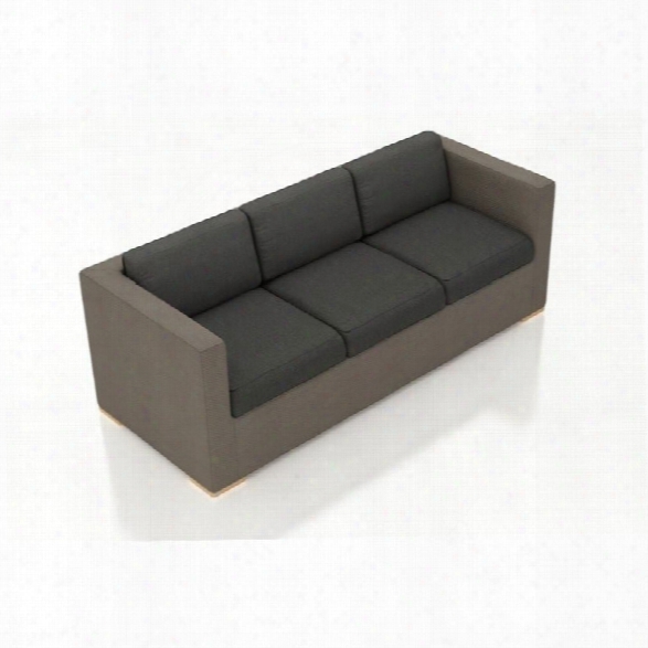 Harmonia Living Element Patio Sofa In Canvas Charcoal