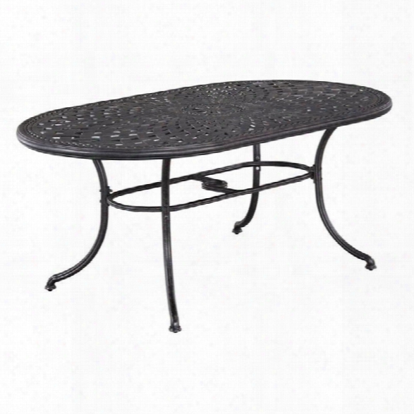 Home Styles Athens Oval Dining Table In Charcoal