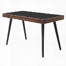 Nuevo Matte Writing Desk in Walnut