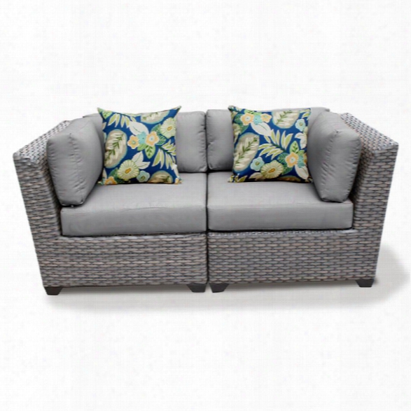 Tkc Florence Patio Wicker Loveseat