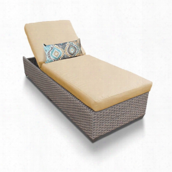 Tkc Oasis Patio Chaise Lounge In Sesame