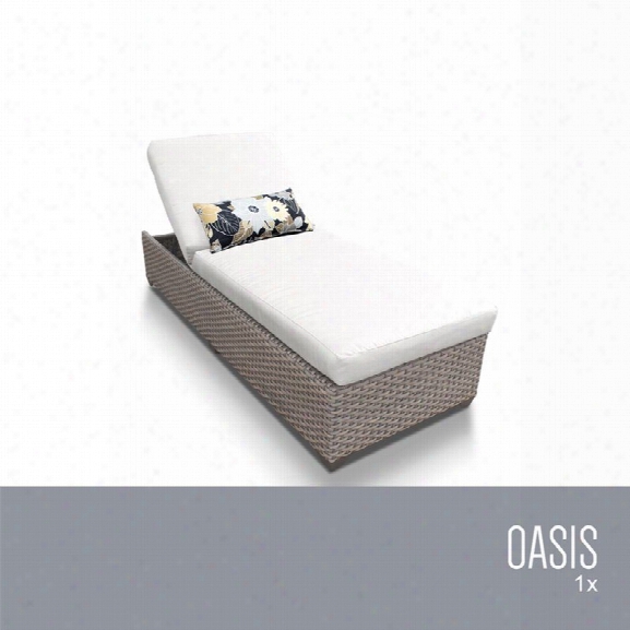 Tkc Oasis Patio Chaise Lounge In White