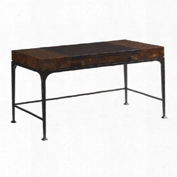 Tommy Bahama Island Fusion Borneo Writing Desk In Dark Brown