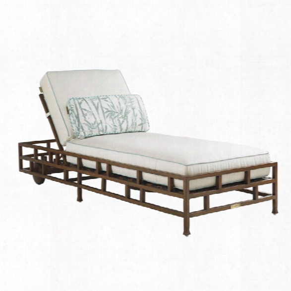 Tommy Bahama Ocean Club Resort Patio Chaise Lounge In White