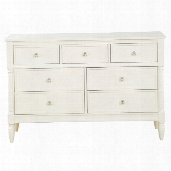 Baby Knightly Corrine 7 Drawer Dresser In French White