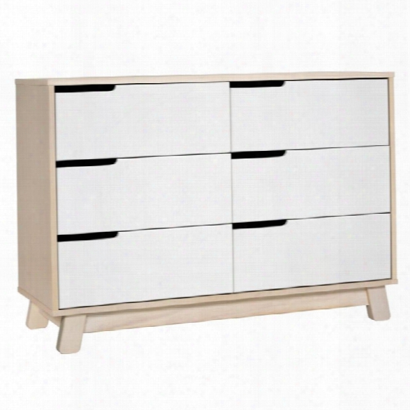 Babyletto Hudson 6 Drawer Double Dresser In Washed Natural