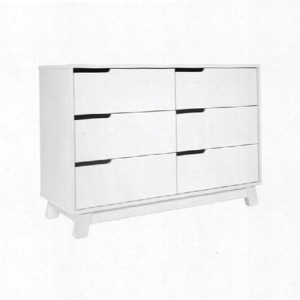 Babyletto Hudson 6 Drawer Double Dresser In White