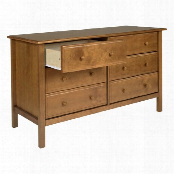 Da Vinci Jayden 6 Drawer Double Dresser In Chestnut