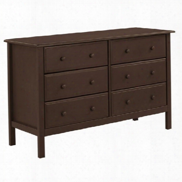 Davinci Jayden 6 Drawer Double Dresser In Espresso