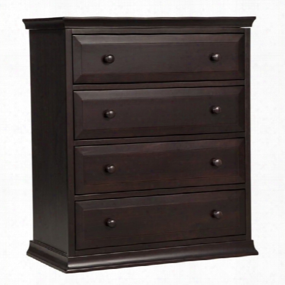 Davinci Signature 4 Drawer Tall Dresser In Dark Java