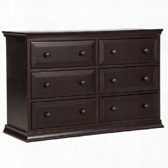 Davinci Signature 6 Drawer Double Dresser In Dark Java