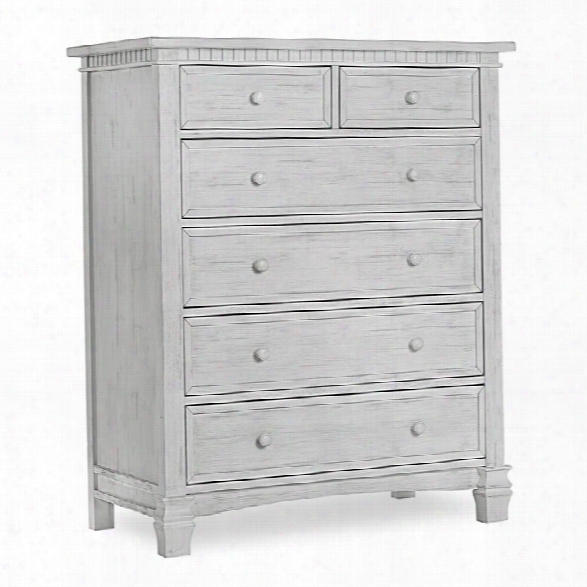 Evolur Cheyenne / Santa Fe 6 Drawer Chest In Antique Mist