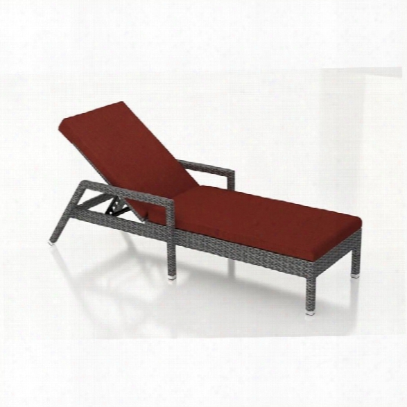 Harmonia Living District Patio Chaise Lounge In Canvas Henna