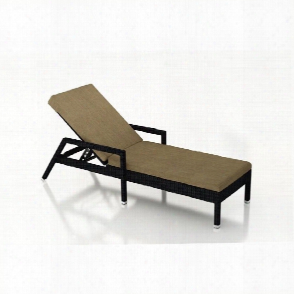 Harmonia Living Urbana Patio Chaise Lounge In Heather Beige