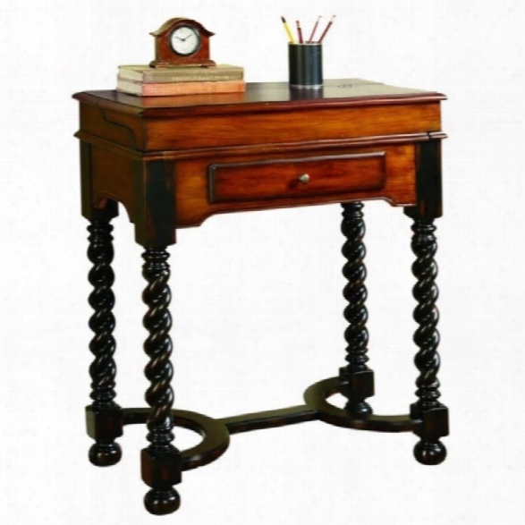 Hooker Furniture Sveen Seas Jacobean Twist Leg Flip Top Writing Desk