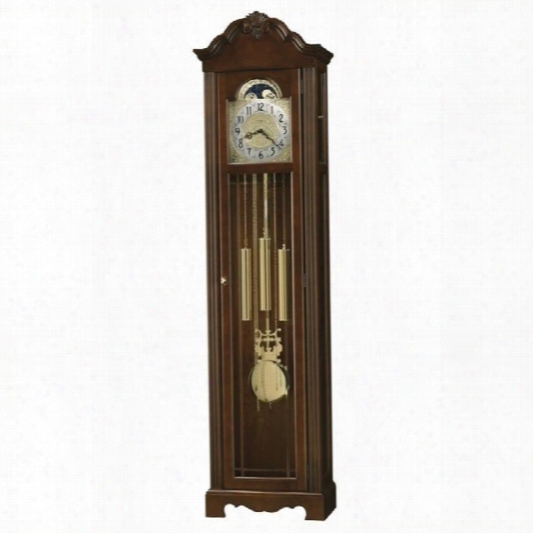 Howard Miller Nicea Floor Clock In Saratoga Cherry Finish