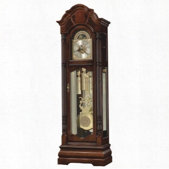 Howard Miller Winterhalder Ii Floor Clock In Windsor Cherry Finish