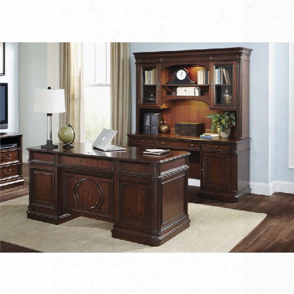 Liberty Furniture Brayton Manor 3 Piece Home Office Set Set In Cognac