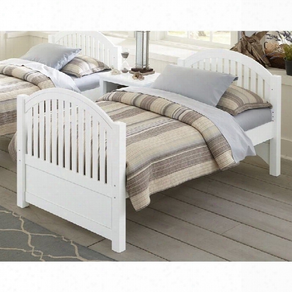 Ne Kids Lake House Adrian Twin Slat Bed In White