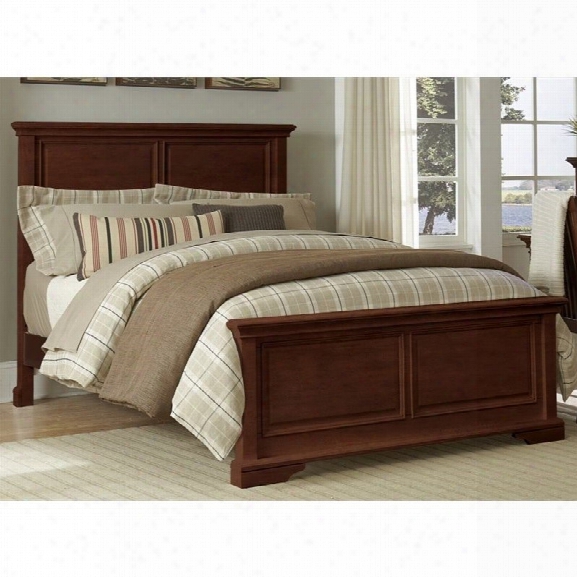 Ne Kids Walnut Street Devon Full Panel Bed In Chestnut