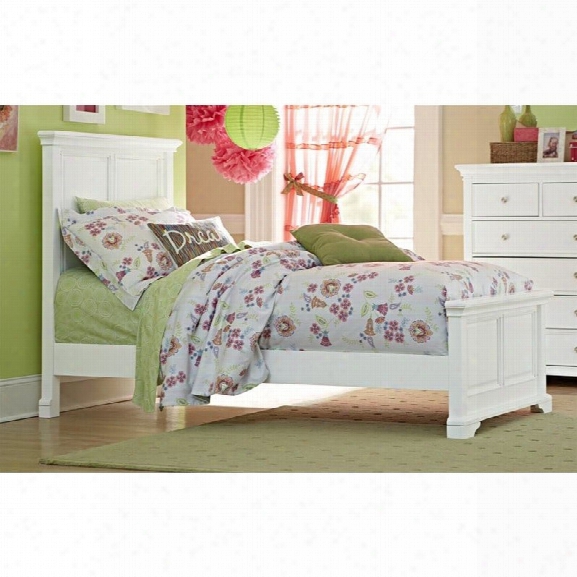 Ne Kids Walnut Street Devon Twin Panel Bed In White