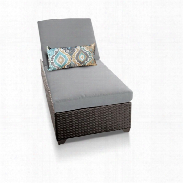 Tkc Classic Patio Chaise Lounge In Gray