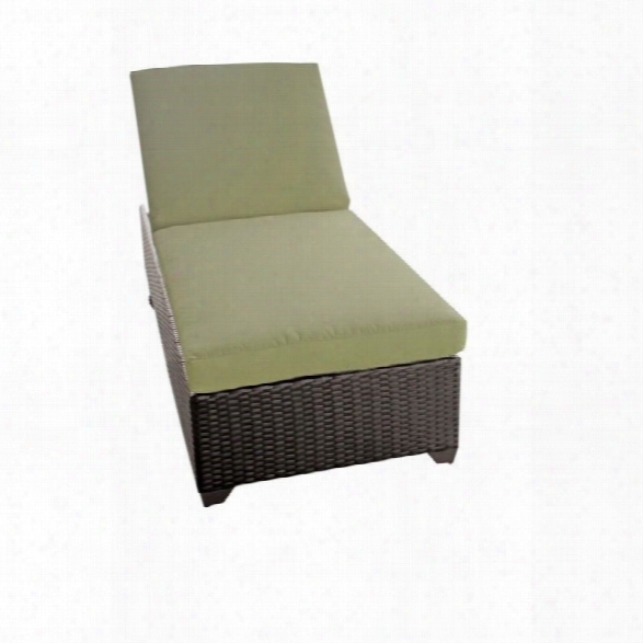 Tkc Classic Wicker Patio Lounges In Cilantro