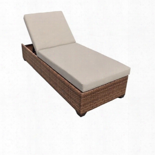 Tkc Laguna Wicker Patio Lounges In Beige