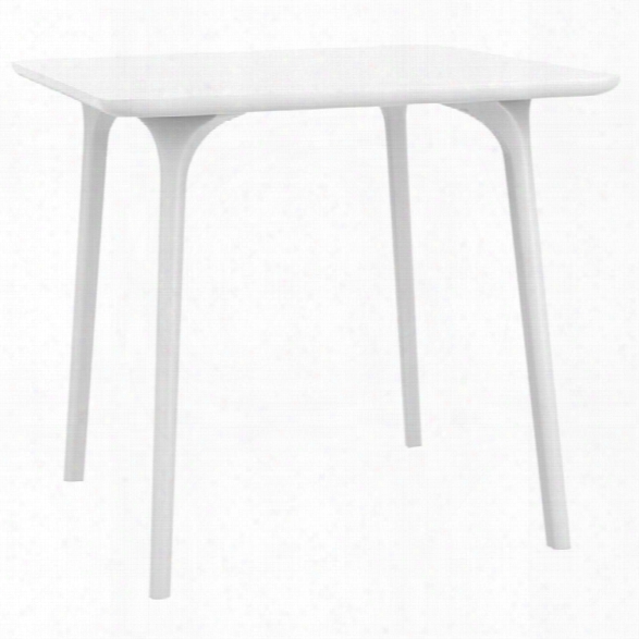 Compamia Maya 31 Square Patio Dining Table In White