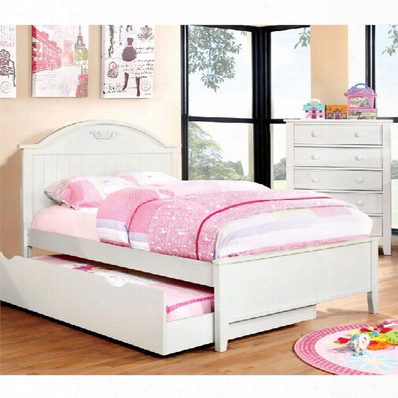 Furniture Of America Dugan Full Platfrom Bed In White