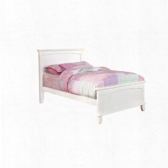 Furniture Of America Hailey Twin Platform Panel Bed In White