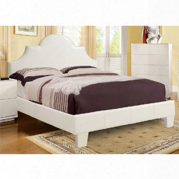 Furniture Of America Lacy Queen Panel Bed In White